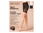 Schwarze Panty mit Spitzendetails von Esmara Daily Essentials.