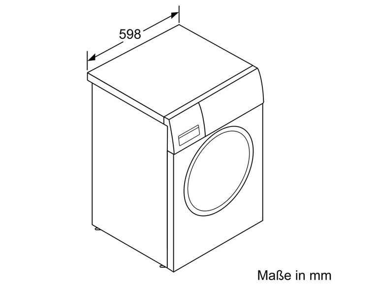 Gehe zu Vollbildansicht: BOSCH Waschmaschine »WAT286V0«, A+++ Energieeffizienz, 8 kg Füllmenge, 17 Waschprogramme - Bild 7