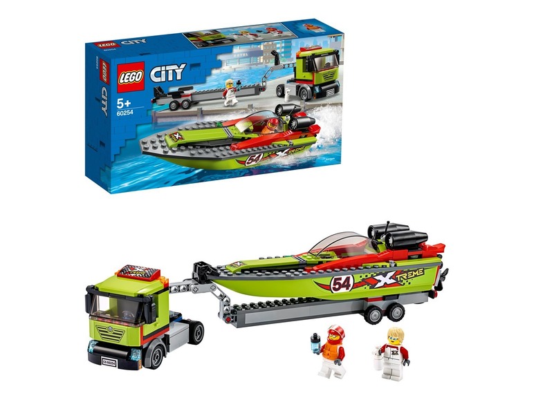 Gehe zu Vollbildansicht: LEGO® City 60254 »Rennboot-Transporter« - Bild 12