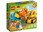 LEGO Duplo Bauset mit LKW und Bagger.