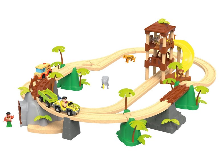 Gehe zu Vollbildansicht: Playtive JUNIOR PLAYTIVE® JUNIOR Eisenbahnset Dschungel - Bild 4