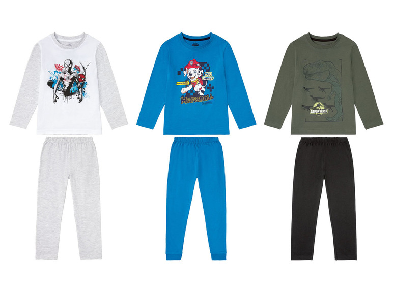 Gehe zu Vollbildansicht: Jungen Schlafanzug, mit Baumwolle - Bild 1