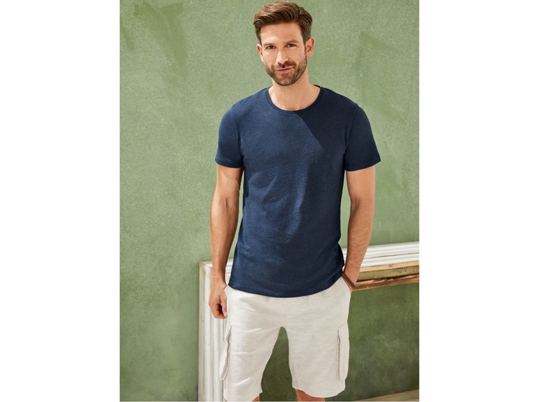 Gehe zu Vollbildansicht: LIVERGY® T-Shirt Herren, mit Leinen und Baumwolle - Bild 11