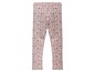 Rosa Leggings mit Herzchen-Muster.