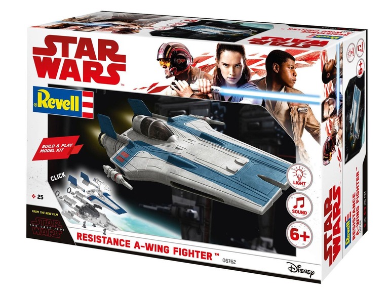 Revell Star Wars Modellbausatz eines A-Wing-Jägers.