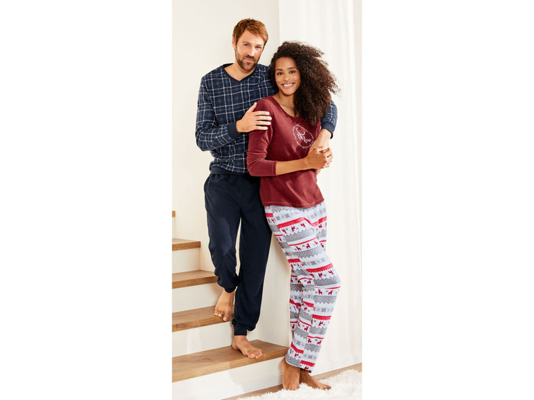 Gehe zu Vollbildansicht: esmara Damen Pyjama, in weicher Fleece-Qualität - Bild 17