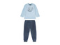 Langarm-Pyjama mit Elefanten-Motiv.