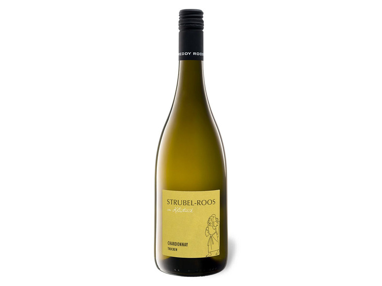 Gehe zu Vollbildansicht: Weingut Strubel-Roos Chardonnay QbA trocken, Weißwein 2019 - Bild 1