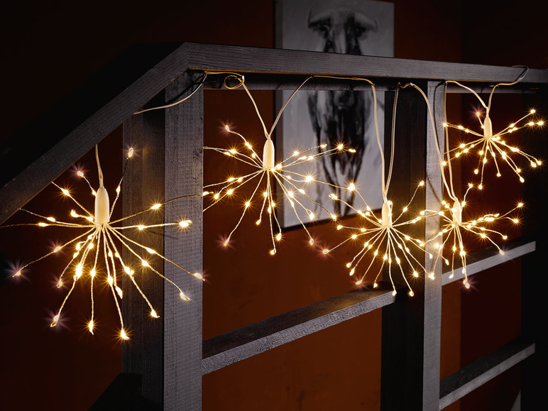 Gehe zu Vollbildansicht: LIVARNO home Lichterkette Dandelion, mit 200 LEDs - Bild 4