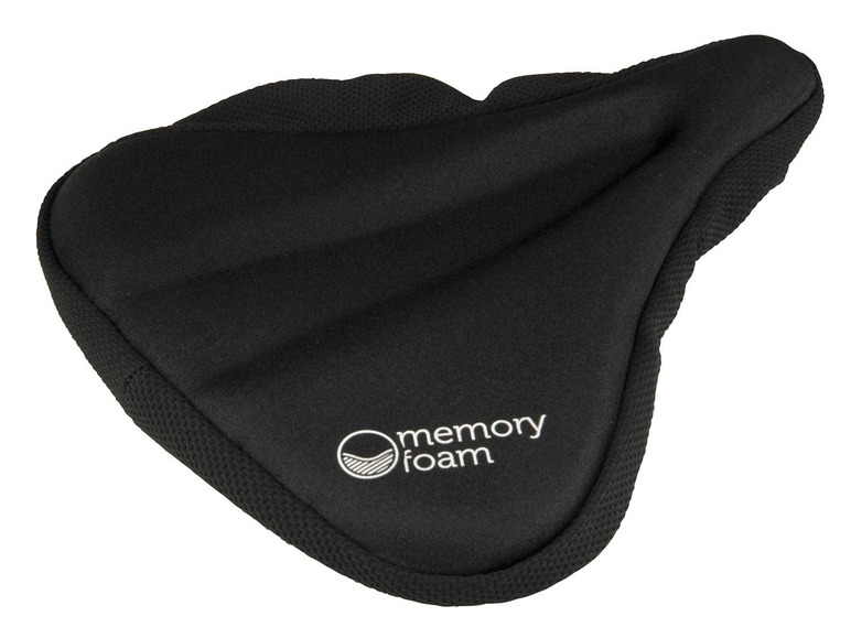 Schwarzer Fahrradsattel mit Memory Foam