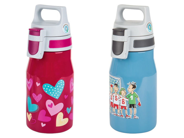 Gehe zu Vollbildansicht: SIGG Kinder Trinkflasche, mit auslaufsicherem Verschluss, BPA-frei, aus Edelstahl - Bild 1