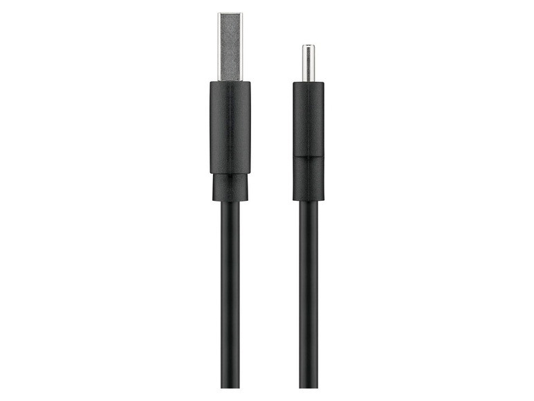 Gehe zu Vollbildansicht: Goobay USB-C™ auf USB-A 2.0 Lade- und Synchronisationskabel, 2 m, schwarz - Bild 2