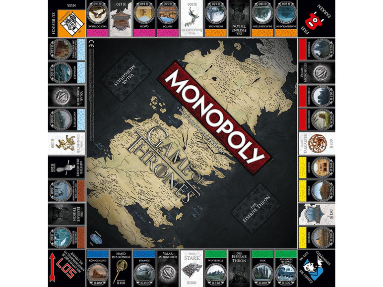 Gehe zu Vollbildansicht: S.A.D. Monopoly Game of Thrones - Gesellschaftsspiele - Bild 3