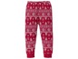 Rote Jogginghose mit Weihnachtsmuster