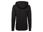 Schwarzer Kapuzenpullover