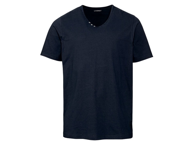 Gehe zu Vollbildansicht: LIVERGY® T-Shirt Herren, 2 Stück, mit Rundhals oder V-Ausschnitt, hoher Baumwollanteil - Bild 9