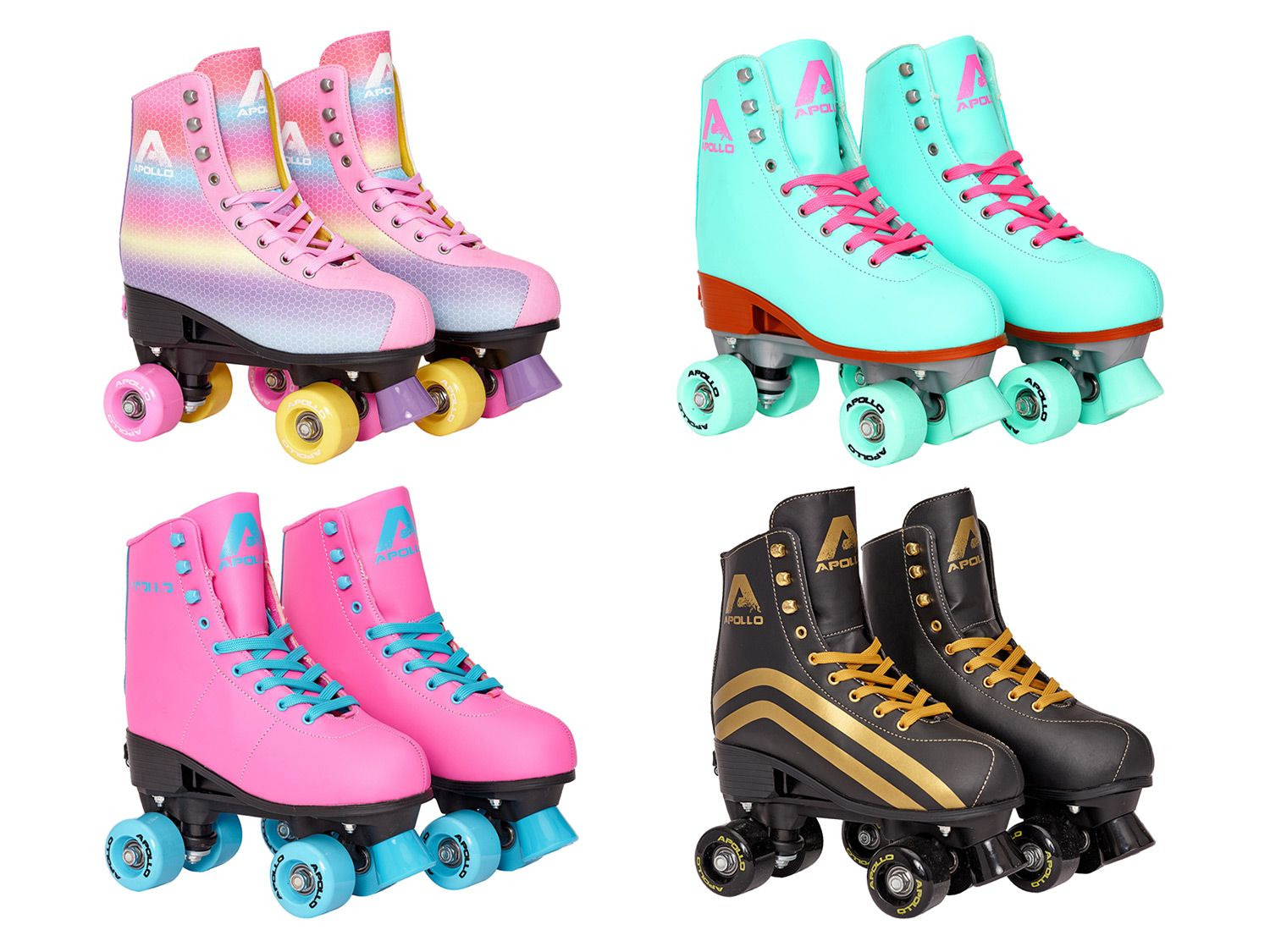 Größe31-38 Rollschuhe für Kinder Roller Skates für Anfänger Größenverstellbare 