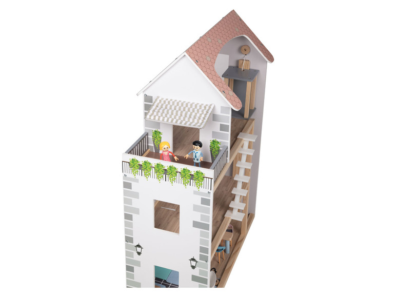 Gehe zu Vollbildansicht: Playtive Puppenhaus aus Holz - Bild 5