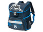 Blauer Schulranzen mit Fußballmotiv von Berlitz.