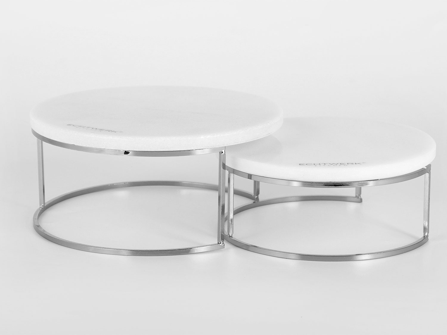 ECHTWERK Etagere Marmor 2 stöckig (Silber) | 04260238066292 ECHTWERK Etagere Marmor 2 stöckig (Silber) | 04260238066292