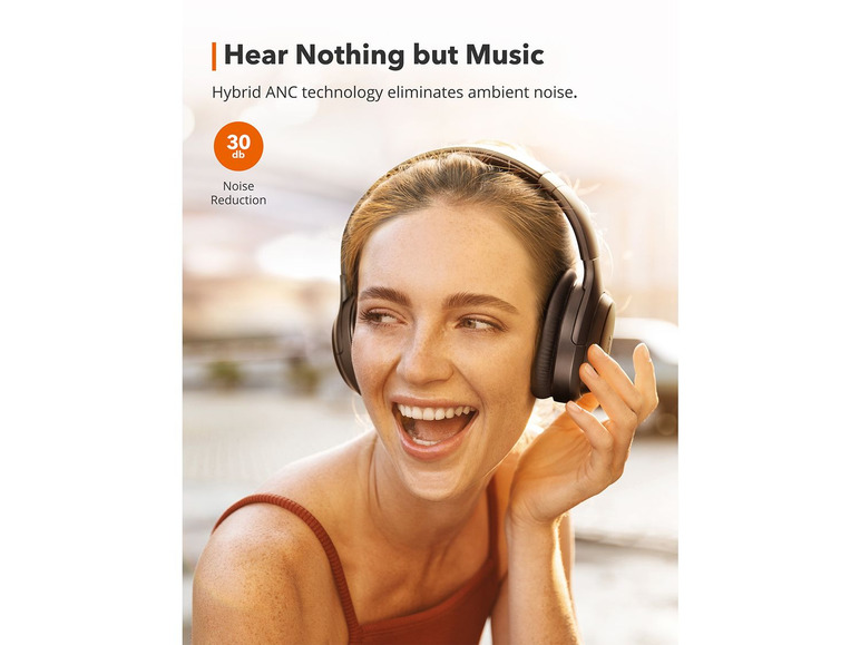 Gehe zu Vollbildansicht: TaoTronics TT-BH090 Kopfhörer - Wireless Over-Ear mit Hybrid Digital Acitve Noise Cancelling & Bluetooth - Bild 3