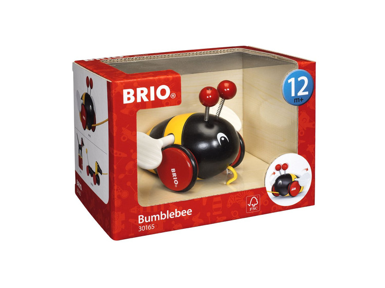Gehe zu Vollbildansicht: BRIO 30165 »Wilde Hummel«, klassisches Nachziehspielzeug, ab 1 Jahr - Bild 3