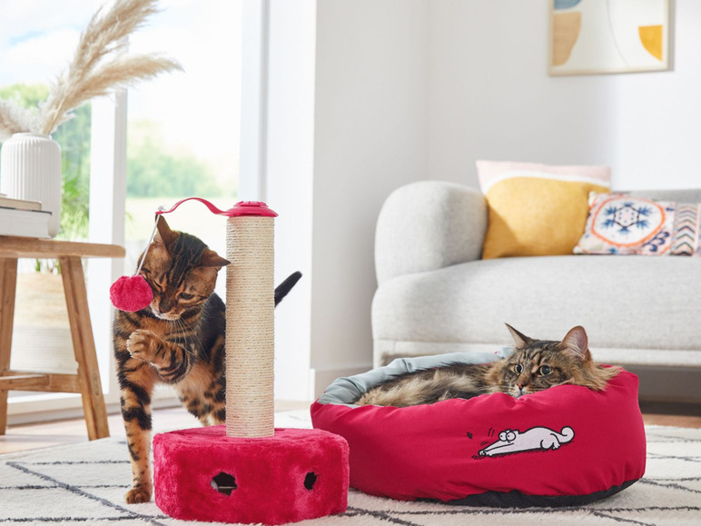 Gehe zu Vollbildansicht: ZOOFARI® Katzenbett, mit Simon ́s Cat Motiven, kuschelige Oberfläche, Handwäsche - Bild 6