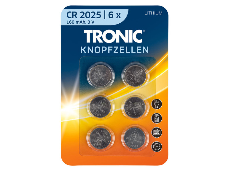 Gehe zu Vollbildansicht: TRONIC Knopfzellen, 1,5 V Alkaline / 3 V Lithium - Bild 2