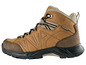 Braune wasserdichte Wanderschuhe mit Schnürsenkeln