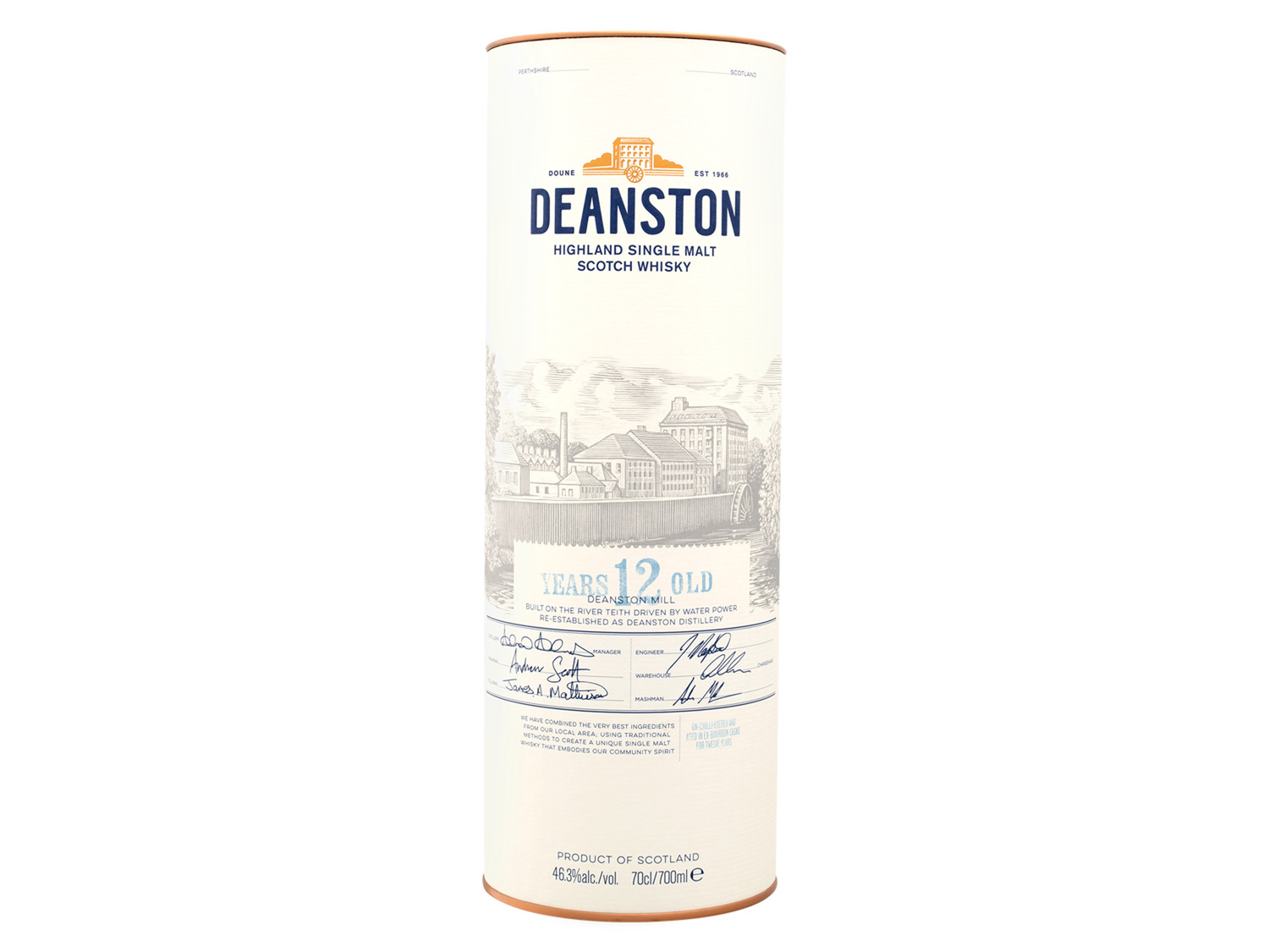 Highland Jahre Malt Scotch m… Single Deanston Whisky 12