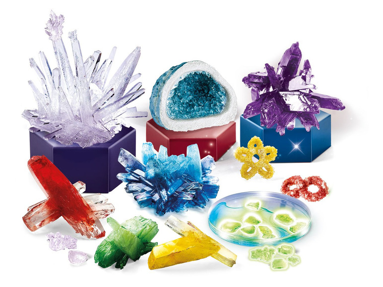 Gehe zu Vollbildansicht: Clementoni Wissenschafts-Set »Kristalle selbst züchten Mega«, ab 8 Jahren - Bild 1