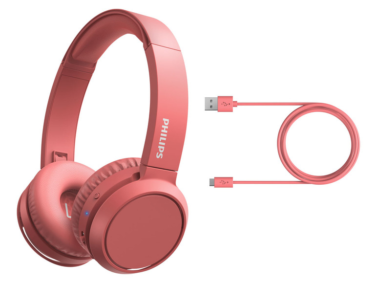 Gehe zu Vollbildansicht: PHILIPS Headband - On-ear Headset mit Bluetooth TAH4205RD/00 - Bild 2