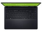 Ein schwarzer Acer Aspire 5 Laptop mit Tastatur und Touchpad.