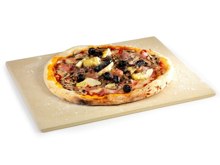 Gehe zu Vollbildansicht: Barbecook Pizzaplatte, passend für Siesta Gasgrills, aus feuerfester Keramik - Bild 2