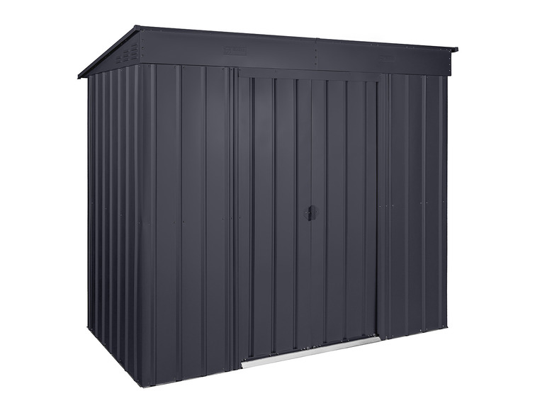 Gerätehaus »Skillion« mit Pultdach, Stahlblech