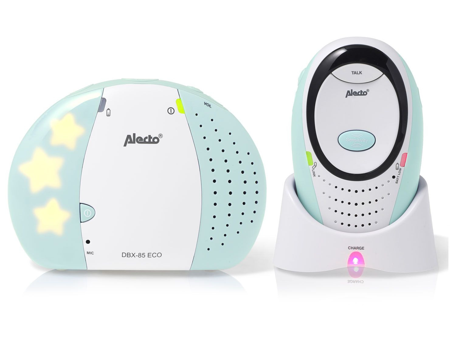 Baby & Kind Babyartikel Sicherheitsprodukte für Kinder Babyphones Nachtlicht Babyphone Alecto DBX 85 Babyphone 