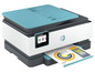 Ein HP OfficeJet Pro 8025e Drucker mit Farbdisplay.