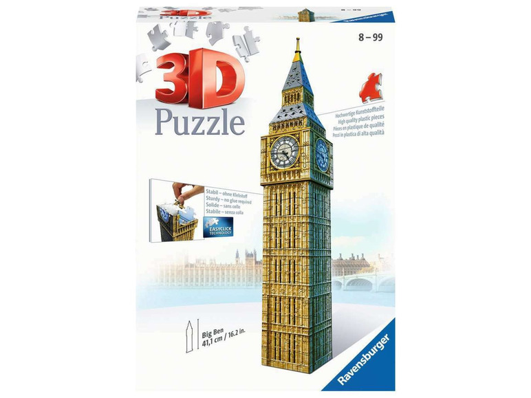 Gehe zu Vollbildansicht: Ravensburger 3D Puzzle Big Ben - Bild 1
