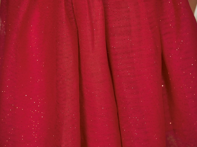 Gehe zu Vollbildansicht: LUPILU® Kleid Mädchen, in Tüll-Qualität, mit Glitzereffekt, Futter aus Polyester - Bild 5
