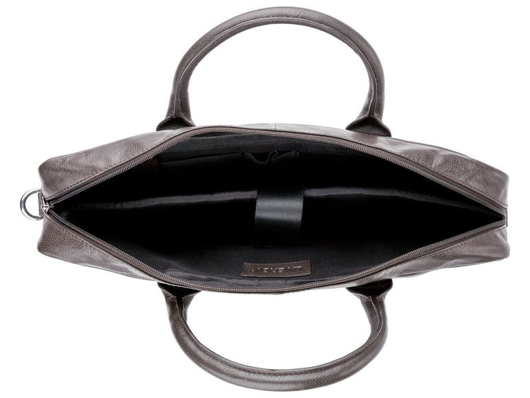 Gehe zu Vollbildansicht: LIVERGY® Herren Leder Laptoptasche / Messengerbag, mit verstellbarem Schultergurt - Bild 9