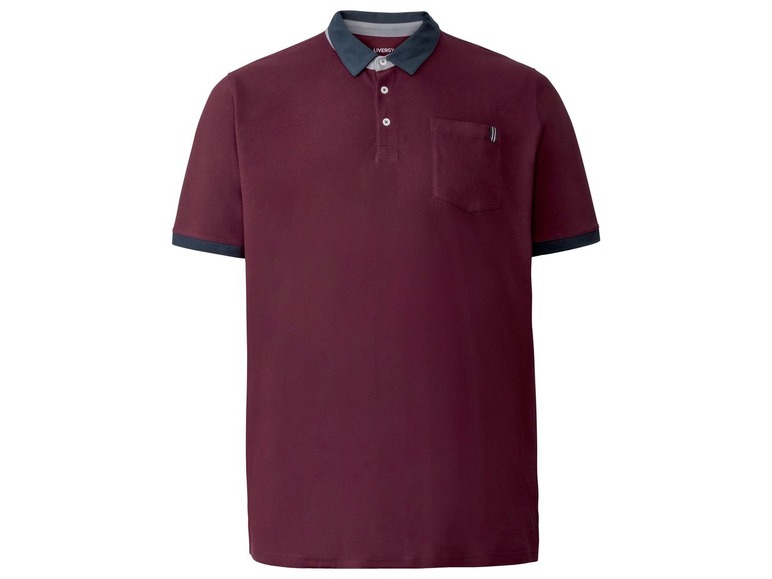 Gehe zu Vollbildansicht: LIVERGY® Poloshirt, Regular Fit, mit Polokragen, in Pikee-Qualität, mit Baumwolle - Bild 9