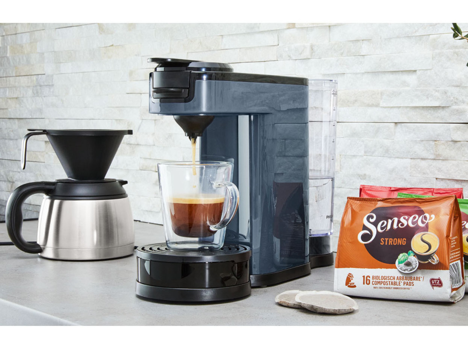 Philips 2 In 1 Senseo Switch Hd7891 79 Fachmann Groll Verbindung senseo kaffeemaschine mit kanne Genosse