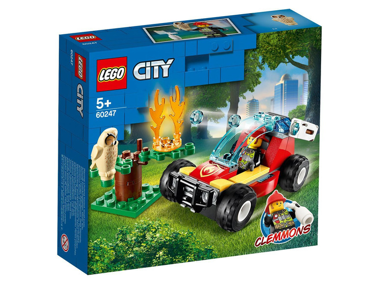 Gehe zu Vollbildansicht: LEGO® City Waldbrand »60247«, 84 Teile, mit Feuerwehrbuggy, ab 5 Jahren - Bild 1