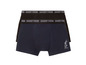 Zwei schwarze Boxershorts mit Looney Tunes-Motiv.
