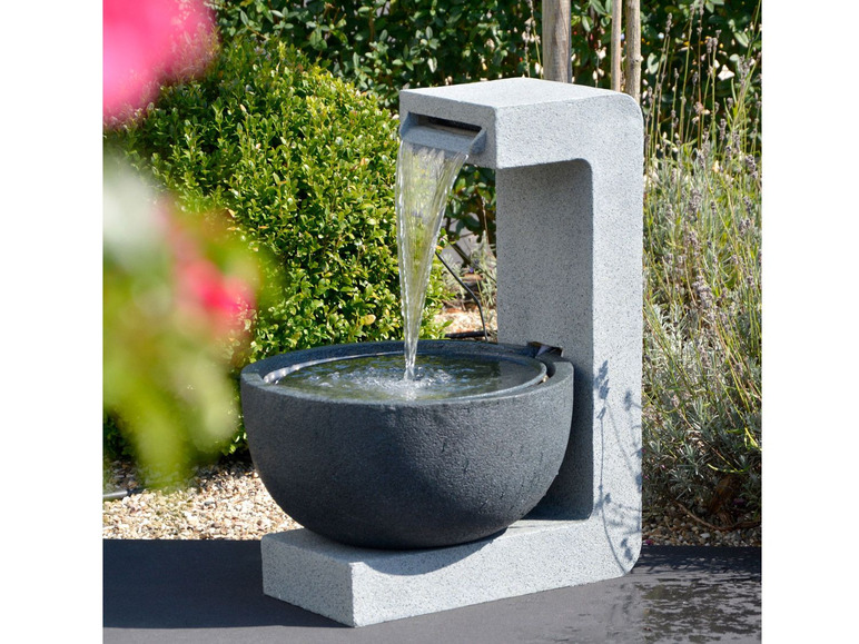 Gehe zu Vollbildansicht: dobar Großer Design-Gartenbrunnen mit runder Schale - Bild 5