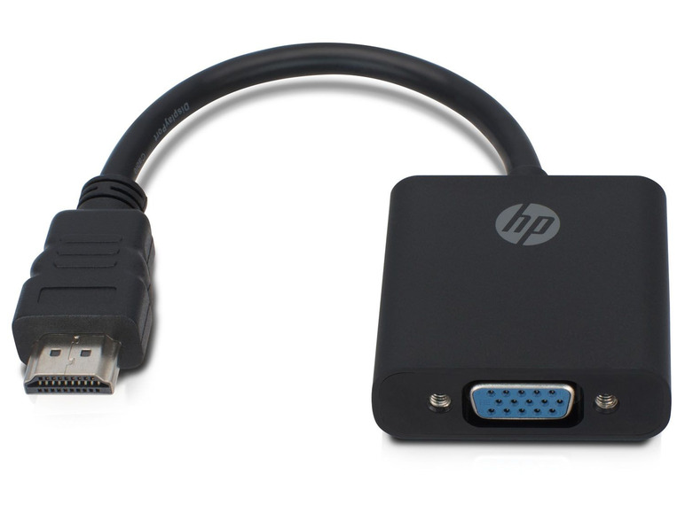 Gehe zu Vollbildansicht: HP HDMI™ auf VGA Adapter, 0,1m, schwarz - Bild 3
