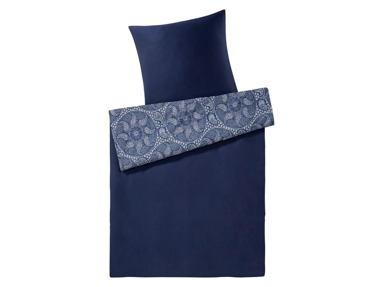 Gehe zu Vollbildansicht: MERADISO® Satin Bettwäsche, 135 x 200 cm, mit Reißverschluss, aus reiner Baumwolle - Bild 8
