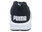 Schwarze Puma Sneaker mit weißer Sohle.