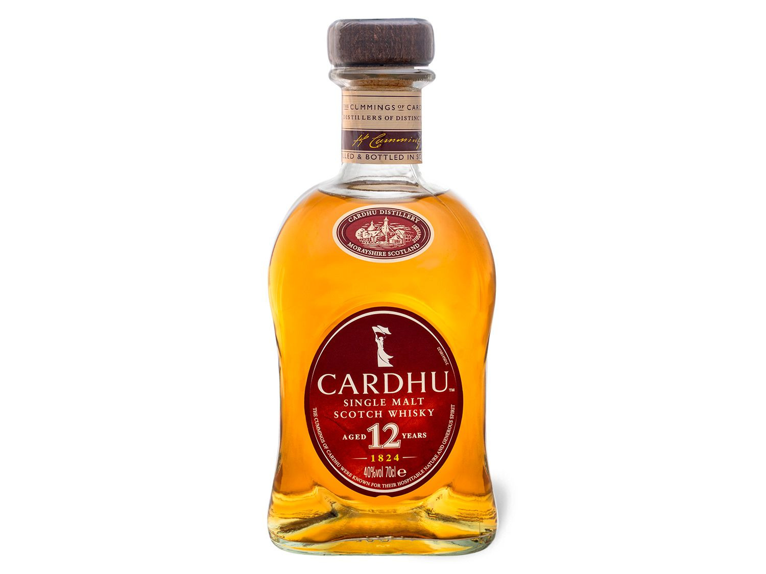 Whisky Scotch Jahre Malt 12 Geschenk… mit Single Cardhu