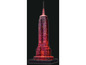 Ein 3D-Puzzle des Empire State Building in New York.